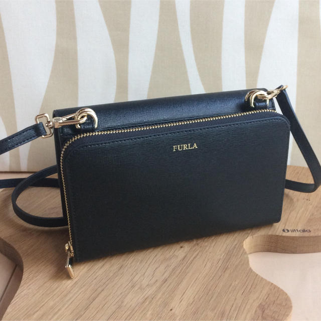 Furla - 新品 FURLA フルラ ショルダーバッグ 長財布 RIVA リーヴァ ブラックの通販 by non's shop｜フルラならラクマ