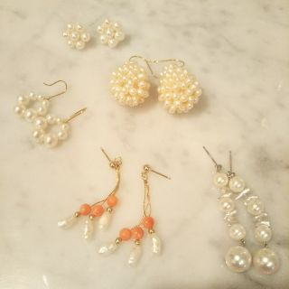 ２点セット☆指輪☆ピアス 5点セット K18(ピアス)