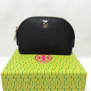 トリーバーチ(Tory Burch)の新品 トリーバーチ 化粧ポーチ /黒 (ポーチ)