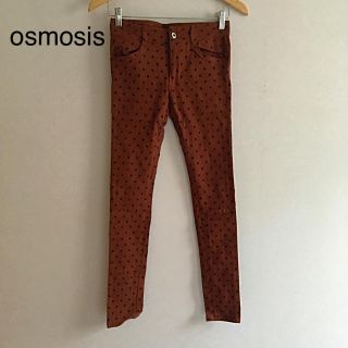 オズモーシス(OSMOSIS)のオズモーシス ストレッチ スキニーパンツ S ブラウン(スキニーパンツ)