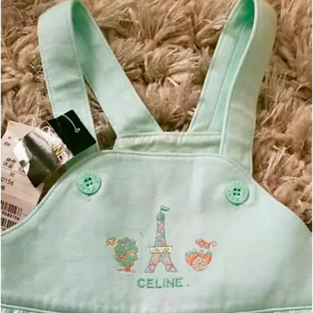 celine(セリーヌ)のセリーヌ★タグつき未使用ロンパース(難あり) キッズ/ベビー/マタニティのキッズ服女の子用(90cm~)(パンツ/スパッツ)の商品写真