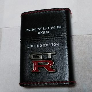 ジッポー(ZIPPO)の新品スカイラインGT-R BNR34シリアル極希少レザー（本革）ZIPPO(タバコグッズ)