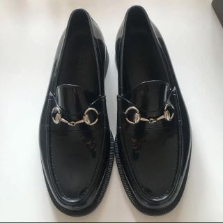 グッチ(Gucci)のGUCCI グッチ レイン シューズ ローファー ラバー サイズ8(スリッポン/モカシン)