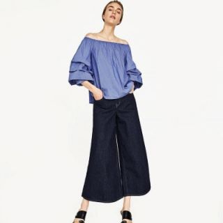 ザラ(ZARA)のZARA オフショルトップス(カットソー(半袖/袖なし))