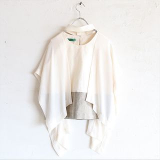 オータ(ohta)の【新品】ohta オオタ white cloth sleeve ブラウス (Tシャツ/カットソー(七分/長袖))