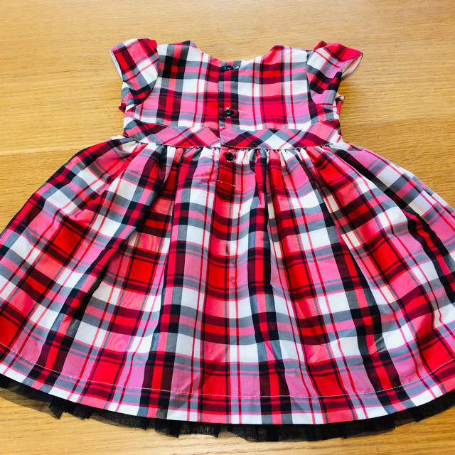 carter's(カーターズ)の美品✨ 80 カーターズ チェックの可愛いドレス キッズ/ベビー/マタニティのベビー服(~85cm)(セレモニードレス/スーツ)の商品写真