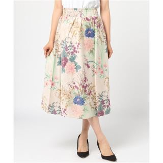 ローラアシュレイ(LAURA ASHLEY)の【LAURA ASHLEY】FADED CHARM FLORAL ロングスカート(ロングスカート)