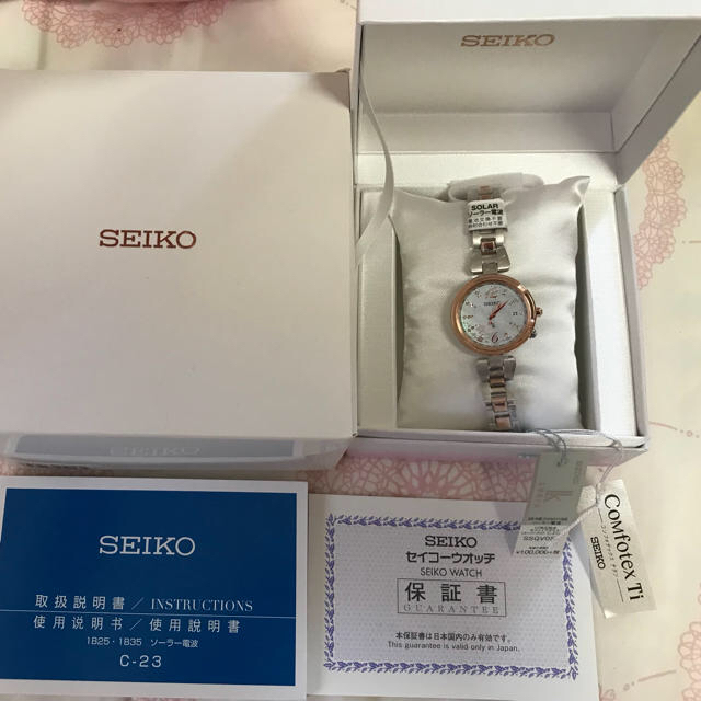 SEIKO(セイコー)のセイコー ルキア LUKIA 2019  SSQV052 チタン  レディースのファッション小物(腕時計)の商品写真