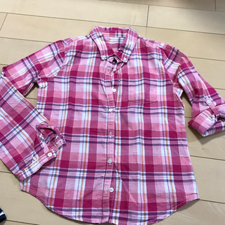 ギャップキッズ(GAP Kids)のGAP☆チェックのシャツ☆サイズ140(Tシャツ/カットソー)