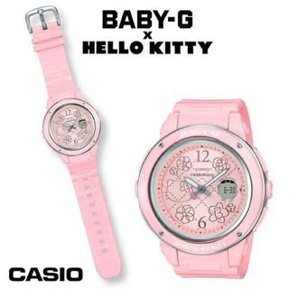 ベビージー(Baby-G)のBaby-g キティ ピンクベルト 限定生産(腕時計)