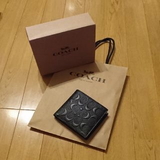 コーチ(COACH)の☆ai様専用☆お値下げ☆新品☆未使用☆コーチ♡COACH♡メンズ♡折り財布♡(折り財布)