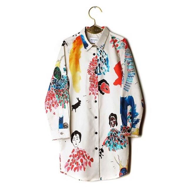 こども ビームス - 新品♡wolf&ritaシャツワンピ8y