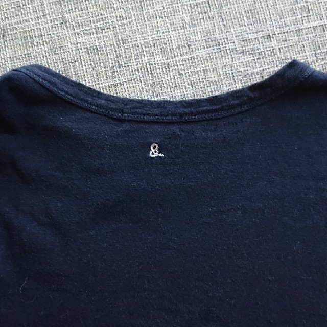 45rpm(フォーティーファイブアールピーエム)の45rpm&  ネイビー 長袖Tシャツ レディースのトップス(Tシャツ(長袖/七分))の商品写真