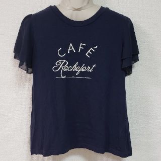 フィント(F i.n.t)のFi.n.t ロゴ刺繍Tシャツ(ネイビー)(Tシャツ(半袖/袖なし))