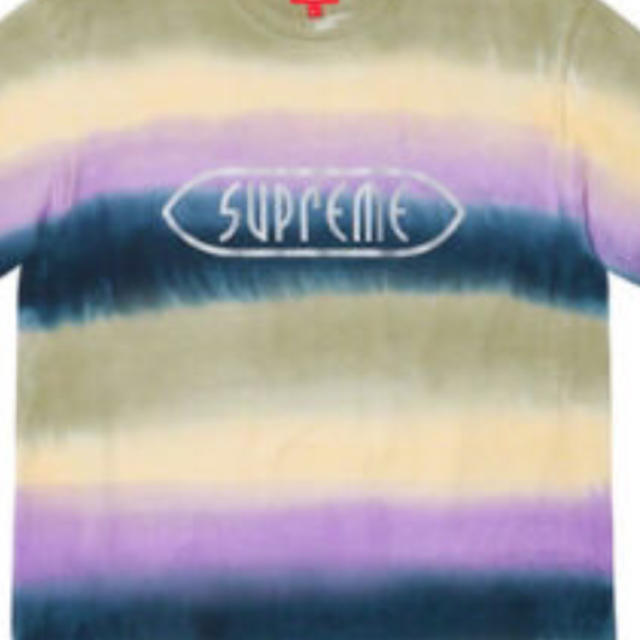 新品タグ付き 19SS Supreme Rainbow Stripe Tee