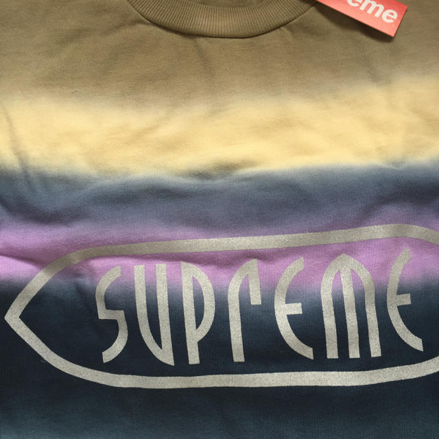 新品タグ付き 19SS Supreme Rainbow Stripe Tee