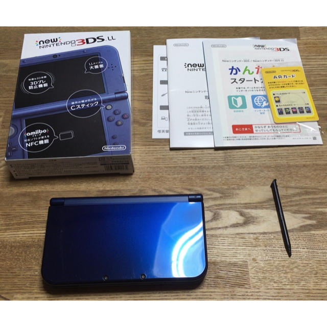 任天堂Newニンテンドー3DS LL メタリックブルー