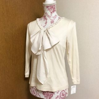 ノーリーズ(NOLLEY'S)の新品 七分袖リボンカットソー(カットソー(長袖/七分))