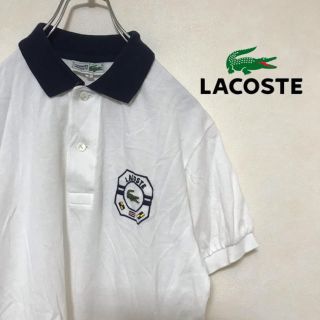 ラコステ(LACOSTE)の80's CHEMISE LACOSTE ラコステ ポロシャツ 胸ロゴ ワニ(ポロシャツ)