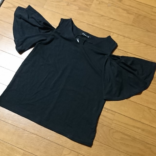 INGNI(イング)のINGNI    Mサイズ ブラック レディースのトップス(Tシャツ(半袖/袖なし))の商品写真