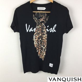 ヴァンキッシュ(VANQUISH)のVANQUISH ヴァンキッシュ 半袖Tシャツ ブラックサイズS(Tシャツ/カットソー(半袖/袖なし))