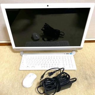 トウシバ(東芝)のTOSHIBA REGZA PC ゲームが綺麗に映るモニター☆(デスクトップ型PC)