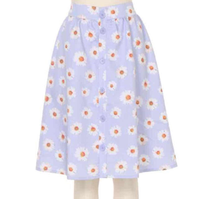 merry jenny(メリージェニー)のデイジー ♡ ミモレ丈スカート レディースのスカート(ロングスカート)の商品写真