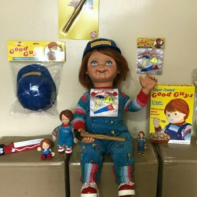 完全新品未開封 等身大チャッキー グッドガイ人形 オプション付きの通販 by Chucky Dogg Collection｜ラクマ