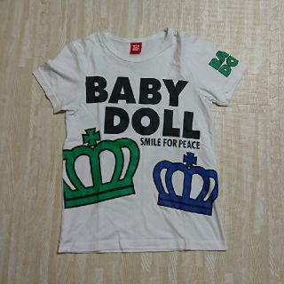 ベビードール(BABYDOLL)のBABY DOLL Tシャツ 白 150 (Tシャツ/カットソー)