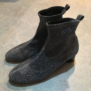 ザラ(ZARA)のZARA ラメソックスブーツ 37(ブーツ)