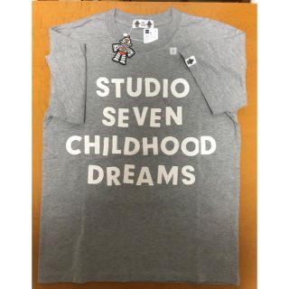 ジーユー(GU)のGU ★ STUDIO SEVEN  Ｔシャツ   グレー S(Tシャツ/カットソー(半袖/袖なし))