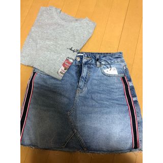 ザラ(ZARA)のデニムスカート(ミニスカート)