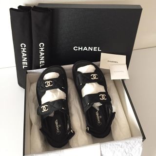 新品未使用 CHANEL スポーツ サンダル 38C