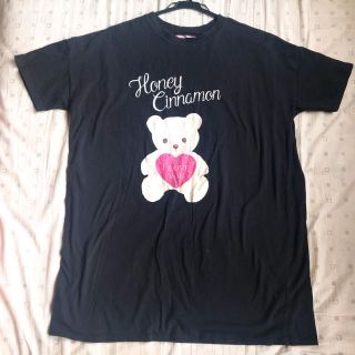 ハニーシナモン(Honey Cinnamon)のハニーシナモン くまさん ロングTシャツ(Tシャツ(半袖/袖なし))