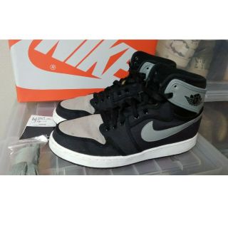 ナイキ(NIKE)の美品 紐 タグ 箱 付NIKE AIR JORDAN 1 KO HI OG/26(スニーカー)