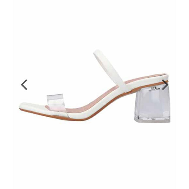 ALEXIA STAM(アリシアスタン)のClear Heel Sandals White レディースの靴/シューズ(サンダル)の商品写真