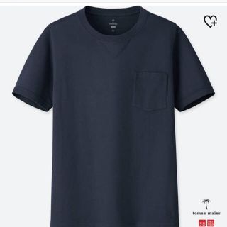 ユニクロ(UNIQLO)のユニクロ トーマスマイヤー スーピマコットンTシャツ Ｓ 紺  新品送料無料(シャツ)