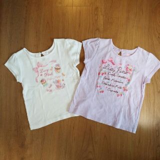 マザウェイズ(motherways)の双子コーデにも☆　マザウェイズ　Ｔシャツ　２枚セット　97cm(Tシャツ/カットソー)