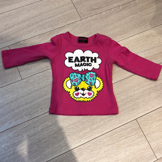 EARTHMAGIC(アースマジック)のアースマジック 長袖  80 キッズ/ベビー/マタニティのベビー服(~85cm)(Ｔシャツ)の商品写真