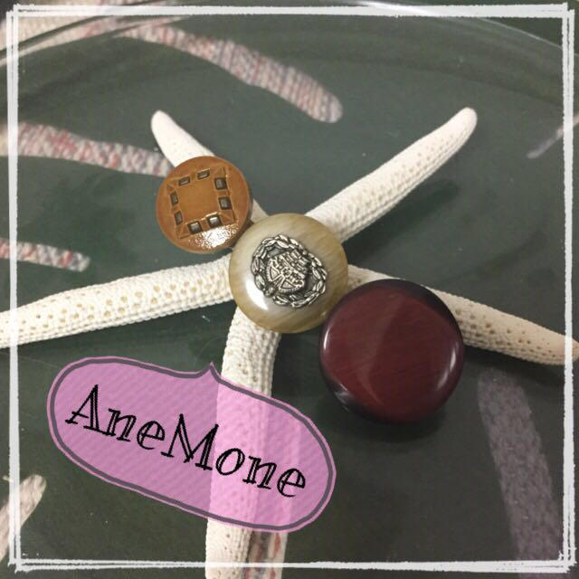 Ane Mone(アネモネ)の＊AneMone＊ボタンバレッタ♡ レディースのヘアアクセサリー(バレッタ/ヘアクリップ)の商品写真