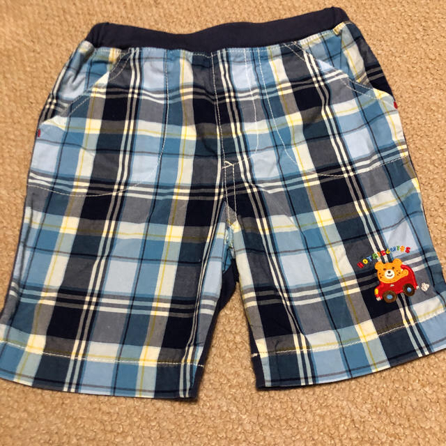 HOT BISCUITS(ホットビスケッツ)のホットビスケッツ 異素材 パンツ 90 キッズ/ベビー/マタニティのキッズ服男の子用(90cm~)(パンツ/スパッツ)の商品写真