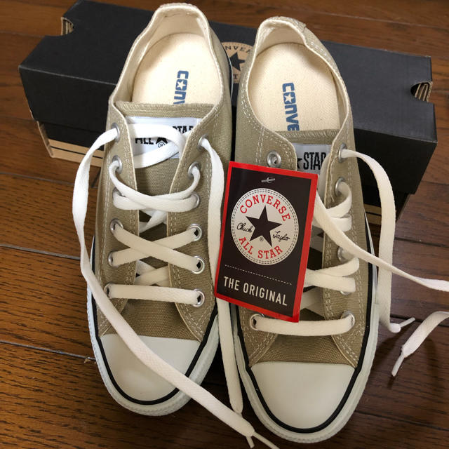 CONVERSE(コンバース)の新品‼️converse all star⭐️ベージュ 23.5センチ レディースの靴/シューズ(スニーカー)の商品写真