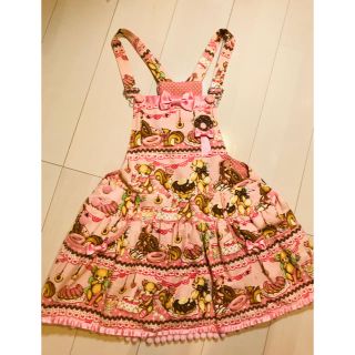 アンジェリックプリティー(Angelic Pretty)のリトルべアーズカフェ サロペット(サロペット/オーバーオール)