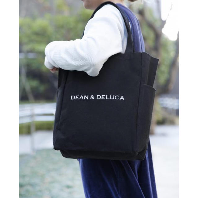 DEAN & DELUCA(ディーンアンドデルーカ)のオトナミューズ 2月号付録「DEAN & DELUCA 特大デリバッグ」ブラック レディースのバッグ(トートバッグ)の商品写真