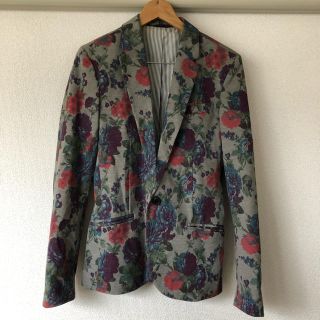 ザラ(ZARA)のZARA ザラ 花柄テーラードジャケット スーツセットアップ(テーラードジャケット)