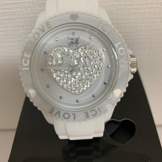 アイスウォッチ(ice watch)のice watch LOVE white Uni ハート時計(腕時計)