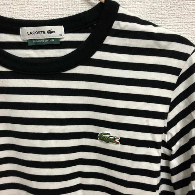 LACOSTE(ラコステ)のラコステ ボーダーシャツ レディースのトップス(Tシャツ(長袖/七分))の商品写真