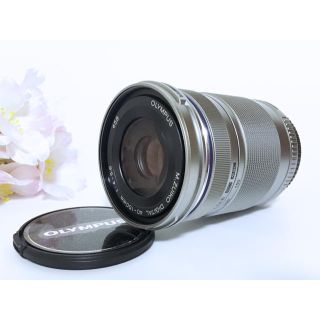 オリンパス(OLYMPUS)の新品❤️OLYMPUS 望遠レンズ 40-150mm シルバー ズームレンズ(レンズ(ズーム))