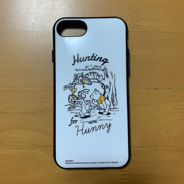 Disney(ディズニー)のiPhone6〜iPhone8  イーフィットケース プーさん スマホ/家電/カメラのスマホアクセサリー(iPhoneケース)の商品写真