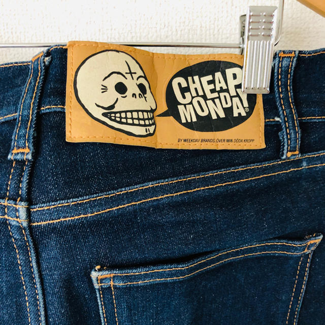 CHEAP MONDAY(チープマンデー)のcheap Monday チープマンデー デニム パンツ スキニー 28インチ メンズのパンツ(デニム/ジーンズ)の商品写真